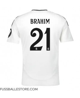 Günstige Real Madrid Brahim Diaz #21 Heimtrikot 2024-25 Kurzarm